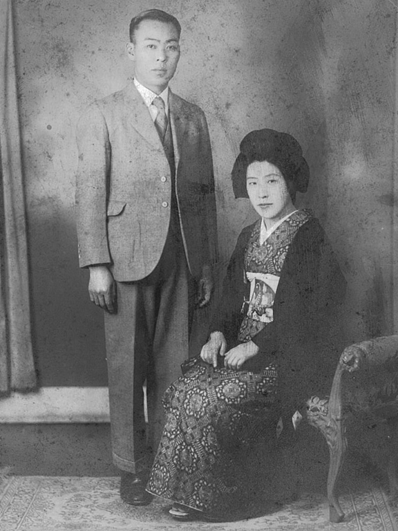 境政一郎結婚当時