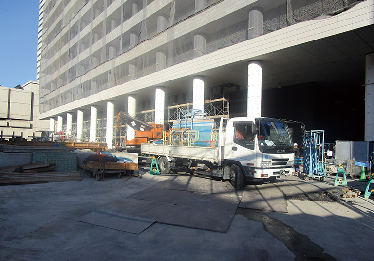 新ダイビルの工事