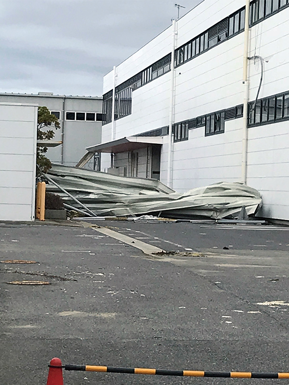 関西国際空港の台風被害